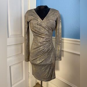 Calvin Klein Petite Foil Dress
